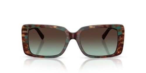 TIFFANY & CO. TF4249 - 84425D - 55 Lunettes de soleil Havane marron Tiffany Rectangle