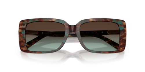 TIFFANY & CO. TF4249 - 84425D - 55 Lunettes de soleil Havane marron Tiffany Rectangle