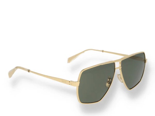 Celine CL40246U-Y - 30N - 59 Lunettes de soleil Or Pilote (Aviateur)