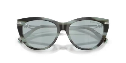 TIFFANY & CO. TF4253 - 84437C - 55 Lunettes de soleil Rayé noir tiffany Œil de chat