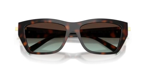 TIFFANY & CO. TF4255U - 80155D - 56 Lunettes de soleil Havane Rectangle
