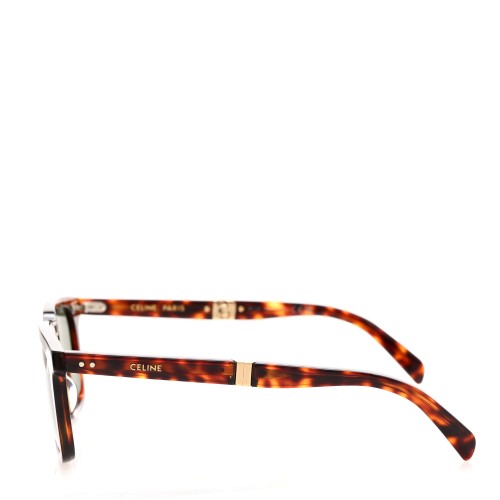 Celine CL40247I - 52N - 50 Lunettes de soleil Rouge, À motifs Angulaire