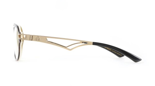 Maybach THE NOOK I - MG-HCT-Z26 - 55 Cadres optiques Havane foncé, Or Pilote (Aviateur)