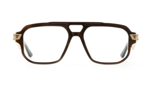 Maybach THE NOOK I - MG-HCT-Z26 - 55 Cadres optiques Havane foncé, Or Pilote (Aviateur)
