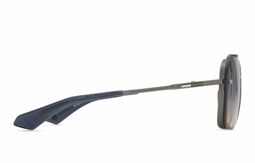 Dita MACH SIX//TITANIUM DTS121 - 08 - 62 Lunettes de soleil Argent vieilli - titane brut Pilote (Aviateur)