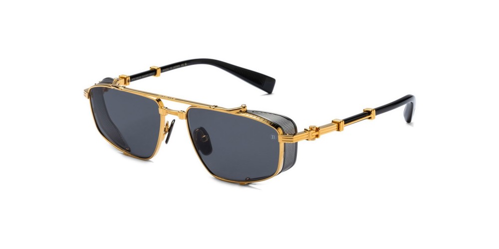 Balmain BPS-142 BRIGADE V - D - 56 Lunettes de soleil Or, Argent Angulaire