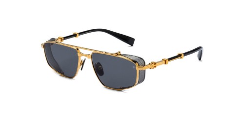 Balmain BPS-142 BRIGADE V - D - 56 Lunettes de soleil Or, Argent Angulaire