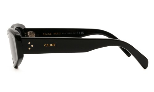 Celine CL40252I - 01A - 58 Lunettes de soleil Noir Œil de chat