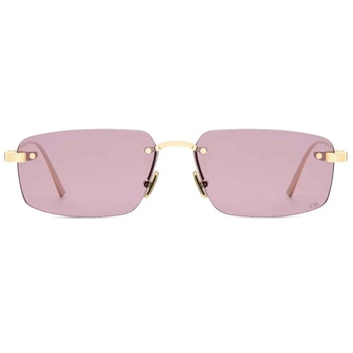 Dior CDior S4U - C0G0 - 57 Lunettes de soleil Or Rectangle