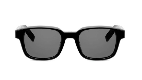 Dior CD ICON S4F - 10A0 - 53 Lunettes de soleil Noir Angulaire