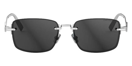 Dior CD DIAMOND S11F - F0A0 - 55 Lunettes de soleil Argent Angulaire