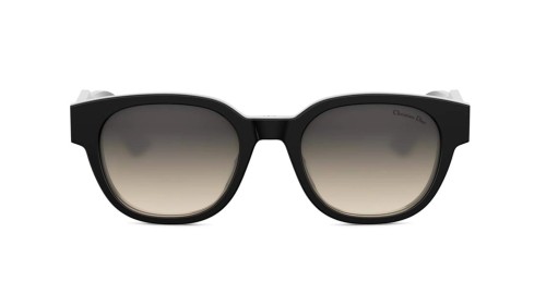 Dior CHRISTIAN DIOR LABEL R1I - 10A2 - 51 Lunettes de soleil Noir Arrondi