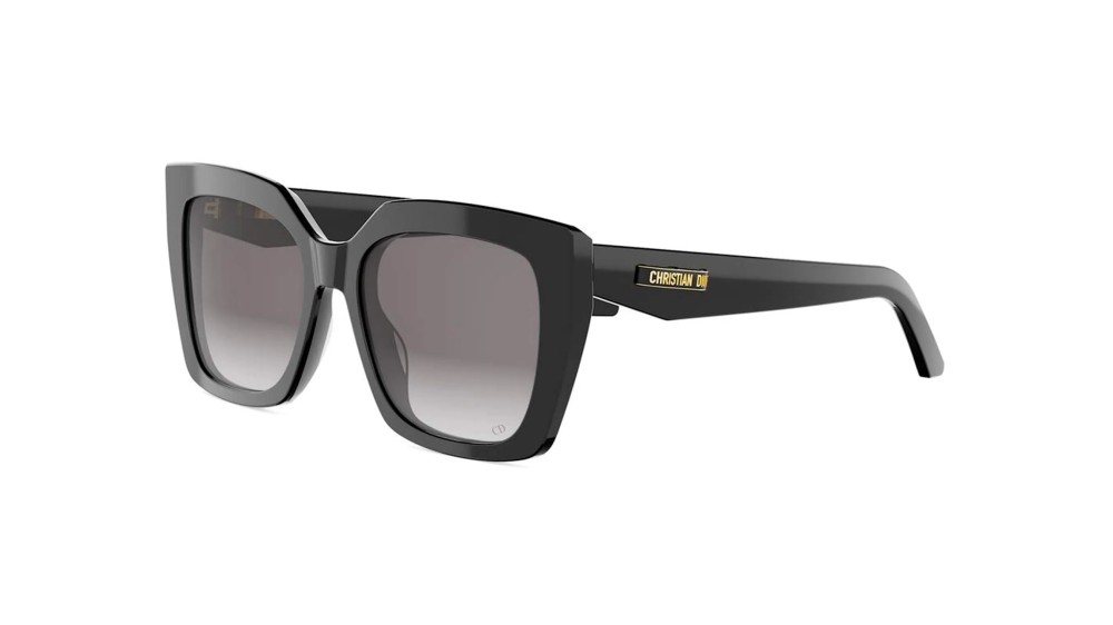 Dior CDIOR S5I - 10A1 - 55 Lunettes de soleil Noir Carré