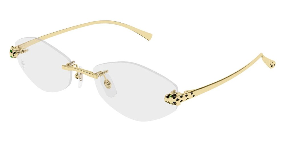 Cartier CT0637O - 001 - 56 Cadres optiques Or Géométrique