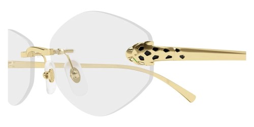 Cartier CT0637O - 001 - 56 Cadres optiques Or Géométrique