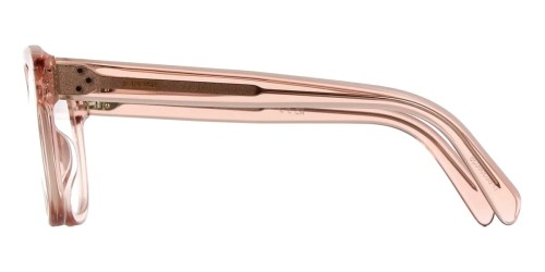 Celine CL50086I - 72 - 51 Cadres optiques Translucide rose Angulaire
