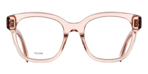 Celine CL50086I - 72 - 51 Cadres optiques Translucide rose Angulaire