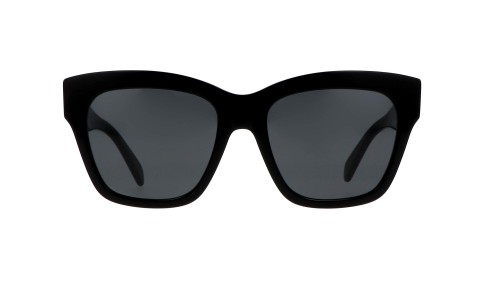 Celine CL40253I 01A - 01A - 55 Lunettes de soleil Noir Angulaire