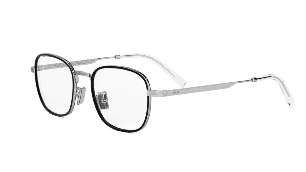 Dior DIORBOTANICAO S3U - F400 - 49 Cadres optiques Argent, Noir Arrondi