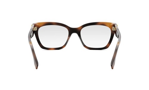 Fendi FE50073I - 053 - 52 Cadres optiques Havane Angulaire