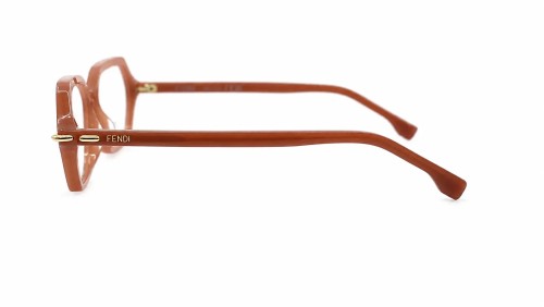 Fendi FE50125I - 068 - 54 Cadres optiques Rose clair Angulaire