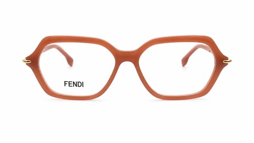 Fendi FE50125I - 068 - 54 Cadres optiques Rose clair Angulaire