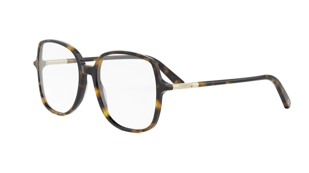 Dior MINI CD O S9I - 2000 - 55 Cadres optiques Havane foncé Angulaire