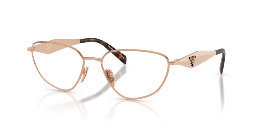 PRADA PR D52V - 22L1O1 - 54 Cadres optiques Or rose Irrégulier