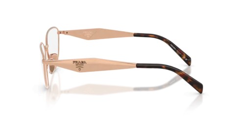 PRADA PR D52V - 22L1O1 - 54 Cadres optiques Or rose Irrégulier