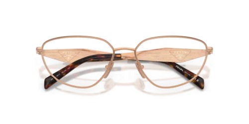 PRADA PR D52V - 22L1O1 - 54 Cadres optiques Or rose Irrégulier