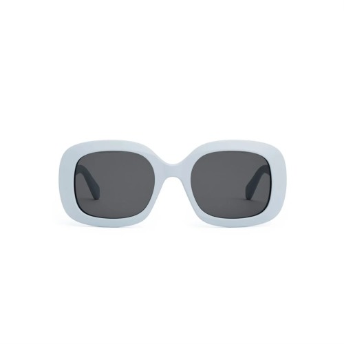 Celine CL40262U - 84A - 53 Lunettes de soleil Bleu Angulaire