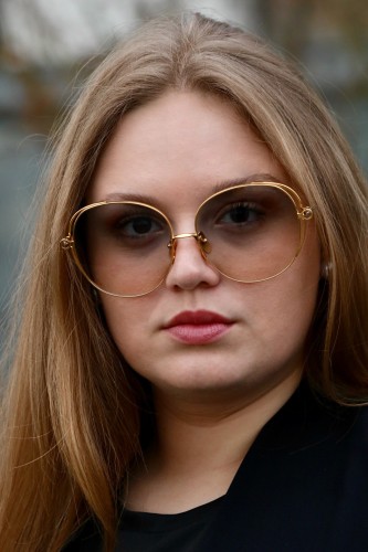 Dita AROHZ DTS156-A - 01 - 63 Lunettes de soleil Or, Argent Coussin arrondi