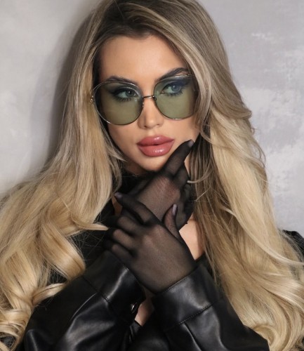 Dita AROHZ DTS156-A - 03 - 63 Lunettes de soleil Or Coussin arrondi