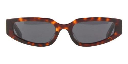 Celine CL40269U - 52A - 54 Lunettes de soleil Havane Œil de chat