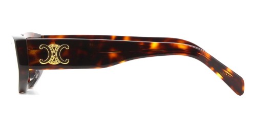 Celine CL40269U - 52A - 54 Lunettes de soleil Havane Œil de chat