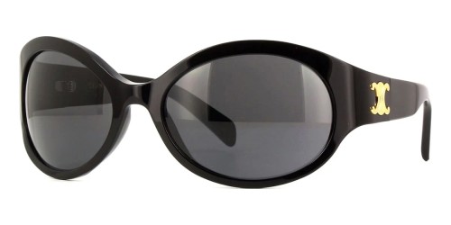 Celine CL40271I - 01A - 62 Lunettes de soleil Noir Ovale