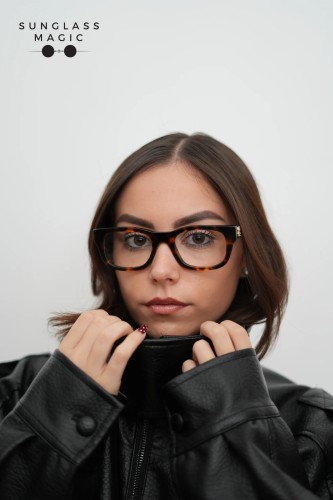 Off-White OERJ07N (STYLE 7N) - 6000 - 51 Cadres optiques Havane Angulaire