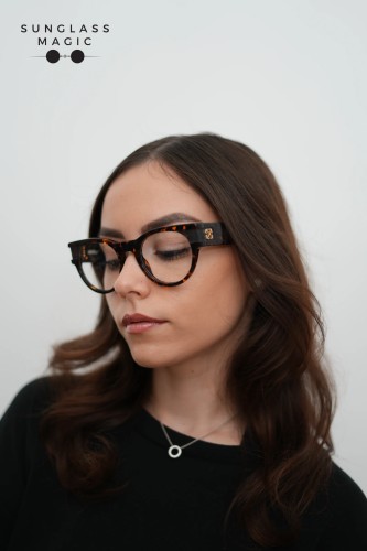 Off-White OERJ087 (STYLE 87) - 6000 - 51 Cadres optiques Havane foncé Rond