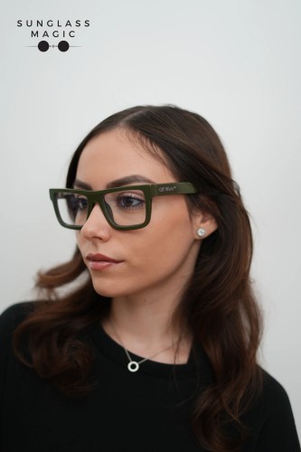 Off-White OERJ025 - 5700 - 54 Cadres optiques Vert Angulaire
