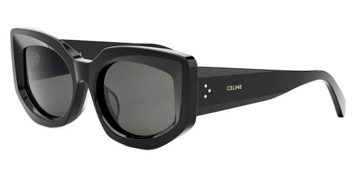 Celine CL40277F - 01A - 54 Lunettes de soleil Noir Œil de chat