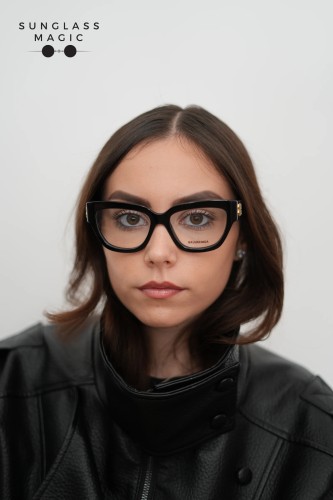 Balenciaga BB0326O - 001 - 53 Cadres optiques Noir Angulaire