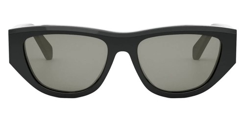Celine CL40278U - 01A - 55 Lunettes de soleil Noir Angulaire