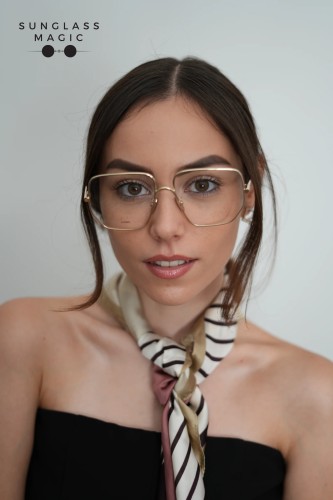 Loewe LW50079U - 032 - 58 Cadres optiques Or Angulaire