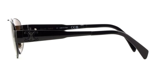 Celine CL40281U Triomphe Metal - 01E - 57 Lunettes de soleil Black Pilot (Aviator)