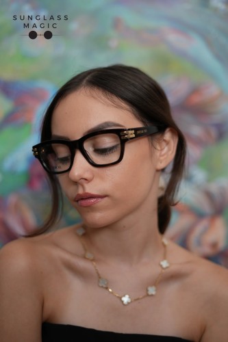 Dior CDIORO S2I - 2000 - 52 Cadres optiques Havane foncé Angulaire