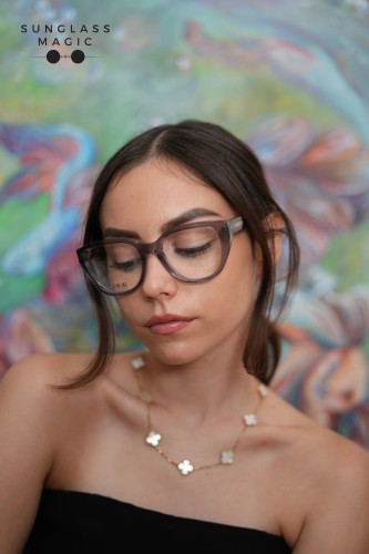 Dior DIORPRISMEO B1I - 4500 - 52 Cadres optiques Gris Papillon
