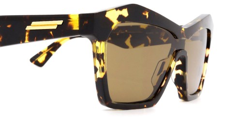 Bottega Veneta BV1093S - 002 - 99 Lunettes de soleil Havane Angulaire