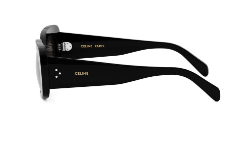 Celine CL40287U - 01A - 51 Lunettes de soleil Noir Angulaire