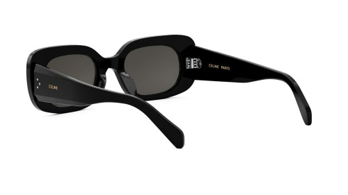 Celine CL40287U - 01A - 51 Lunettes de soleil Noir Angulaire