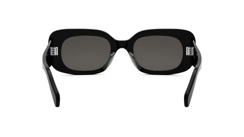 Celine CL40287U - 01A - 51 Lunettes de soleil Noir Angulaire